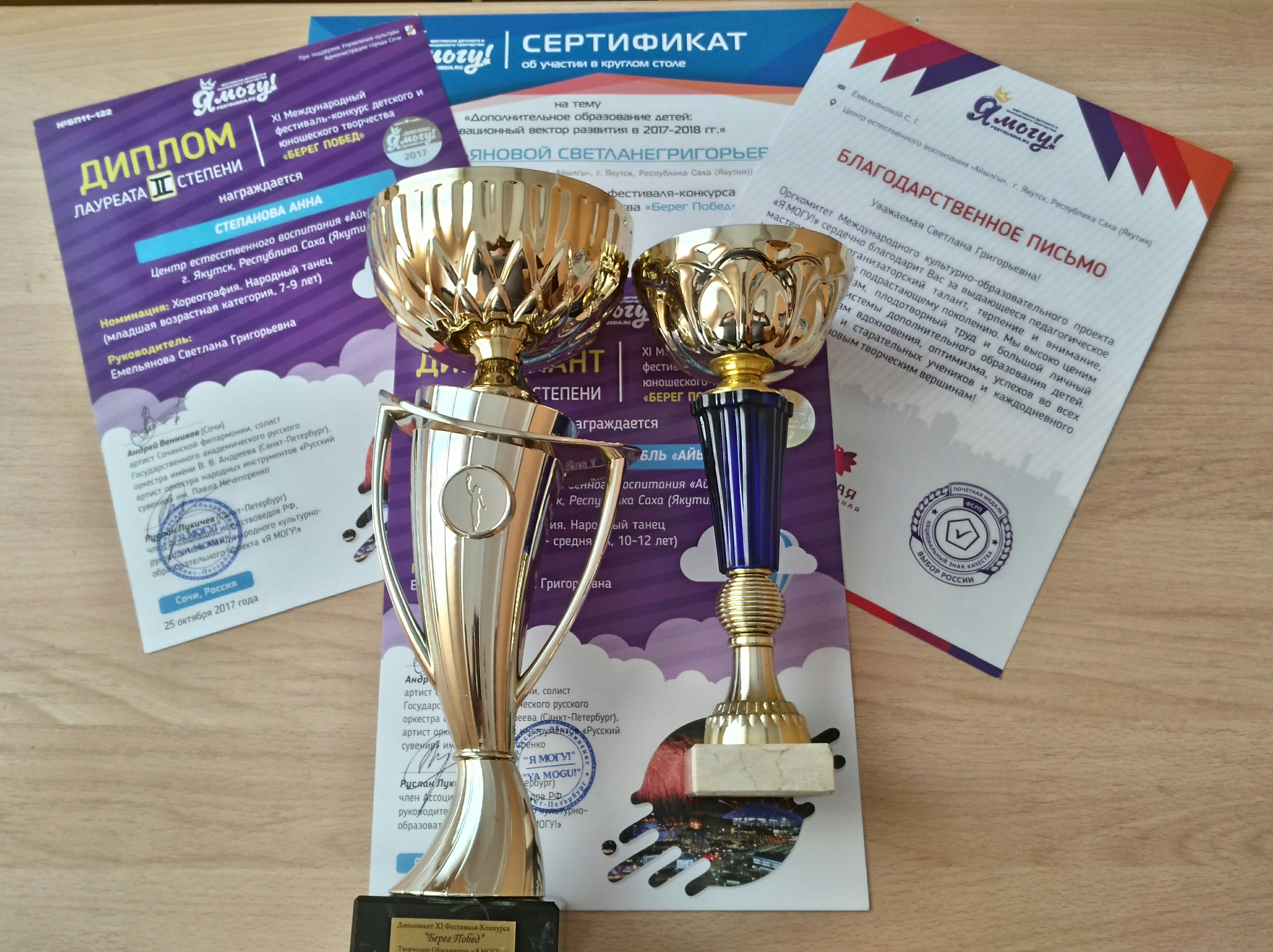 Воспитанники «Айылгы» приняли достойное участие в Международном фестивале-конкурсе «Берег побед» в Сочи!